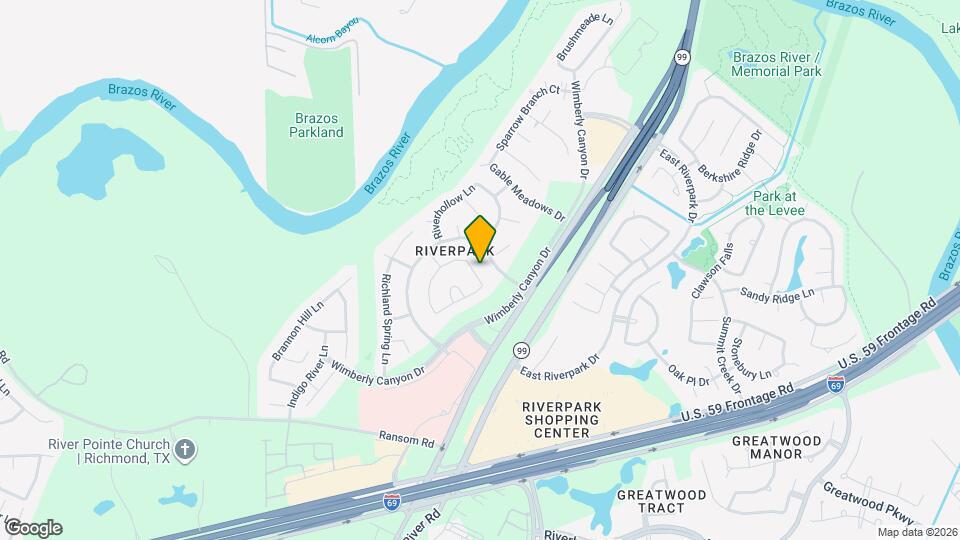 5515 Gatesprings Ln Map and Location Details