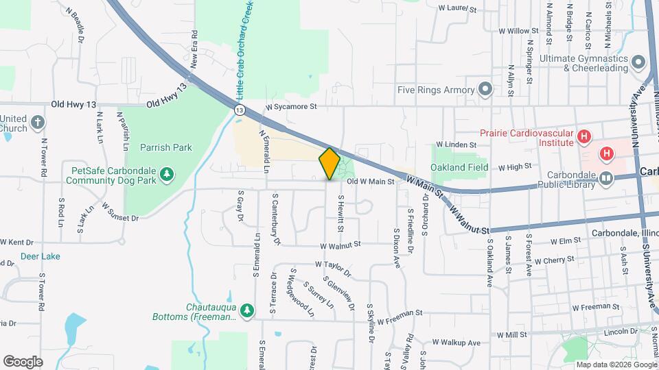 101 S Glenview Dr Map and Location Details