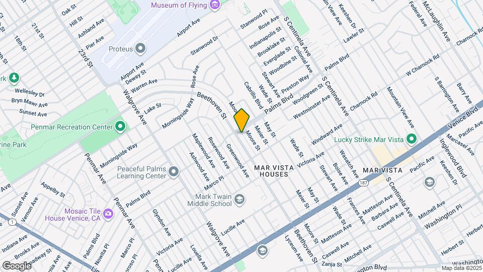3506 Beethoven St Mapa y Detalles de la Ubicación