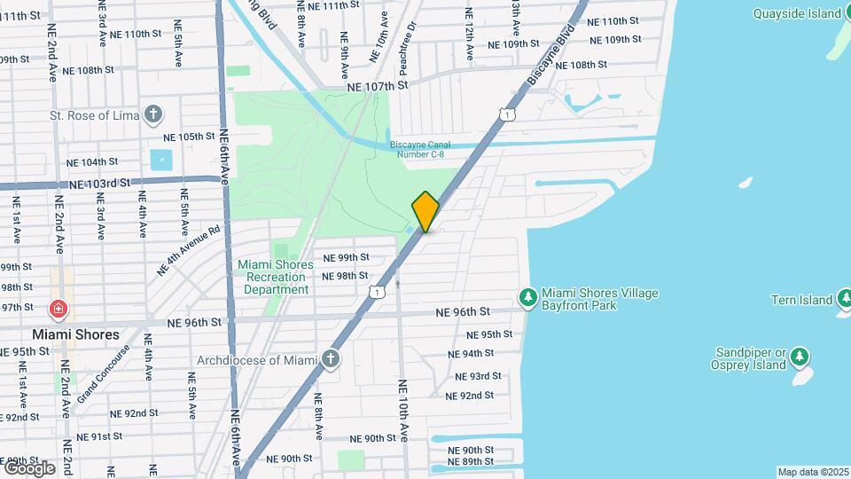 1110 NE 100th St Map and Location Details