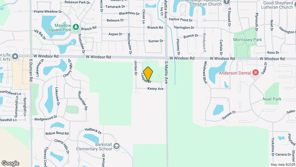 2517 Leeper Dr Map and Location Details