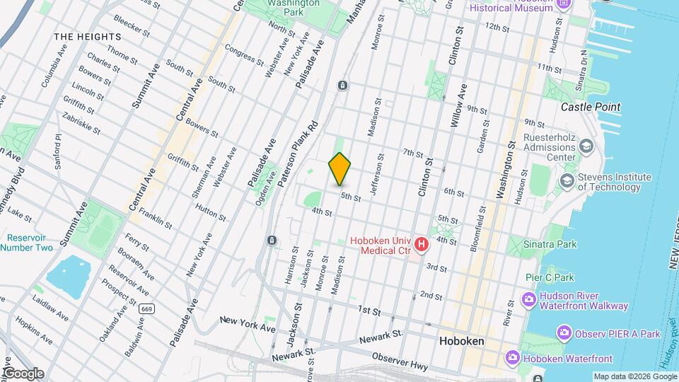 500 Monroe St Map and Location Details