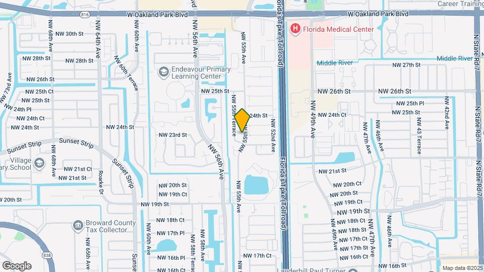 2231 NW 55th Ave Map and Location Details