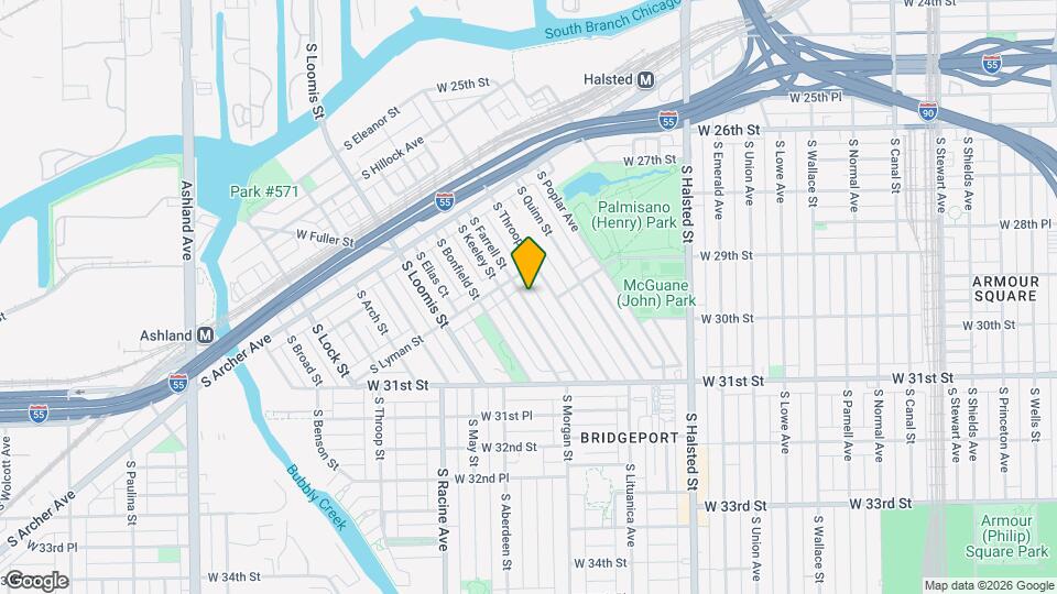 2921 S Farrell St Map and Location Details