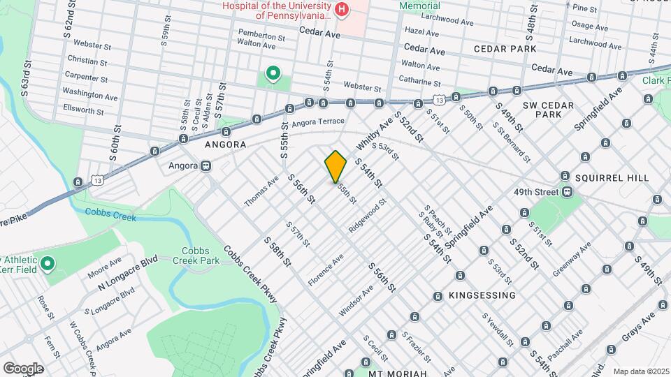 1018 S 55th St, Unit 1 Map and Location Details