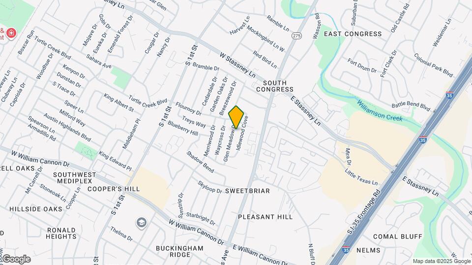 6009 Glen Meadow Dr Map and Location Details