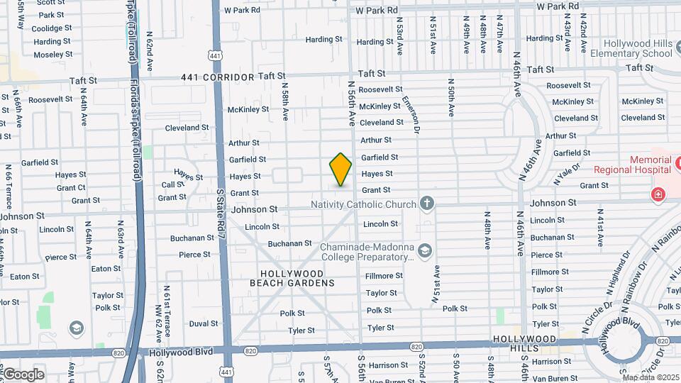 5643 Grant St, Unit 1 Mapa y Detalles de la Ubicación