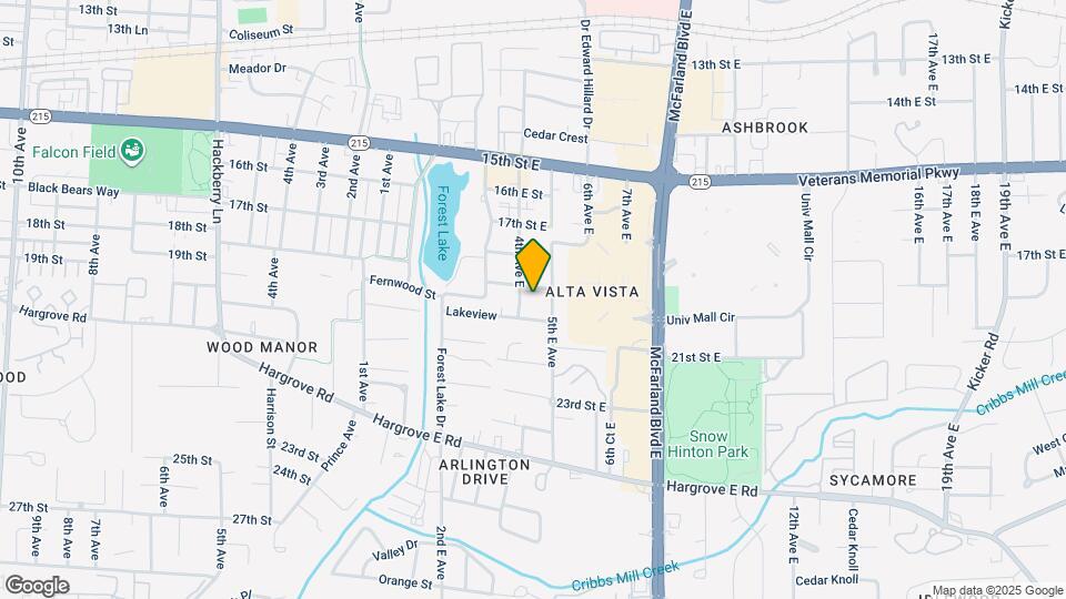 409 19th St E Map and Location Details