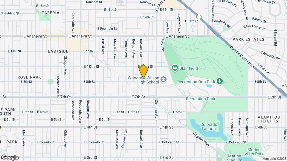 800 Roswell Ave Mapa y Detalles de la Ubicación