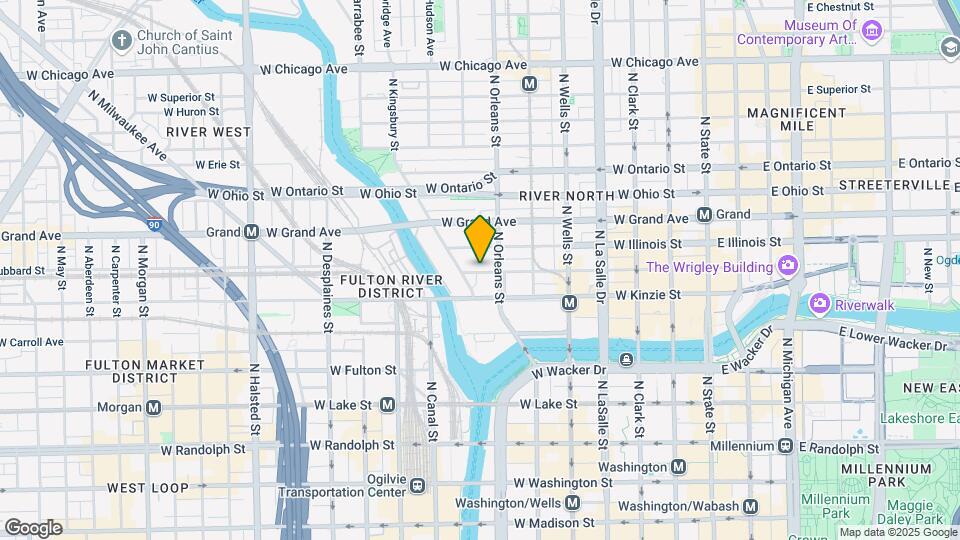 370 W Hubbard St Map and Location Details