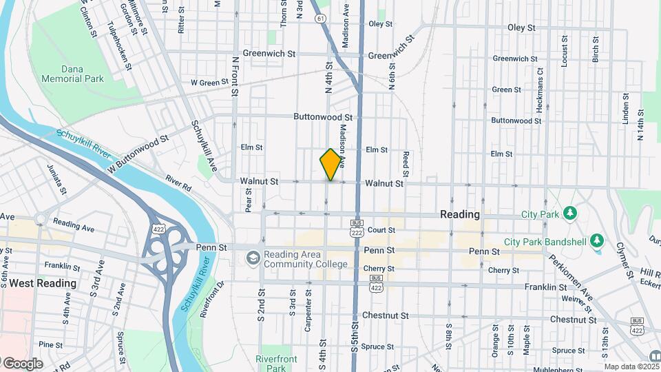 151 N 4th St Map and Location Details