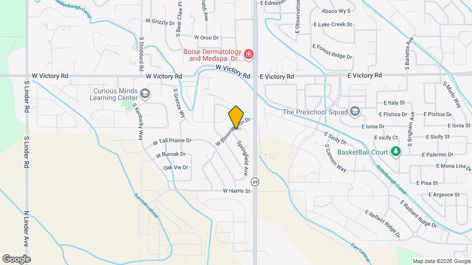 3554 S Springfield Ave Map and Location Details