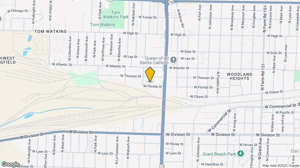 1711 W Florida St Map and Location Details