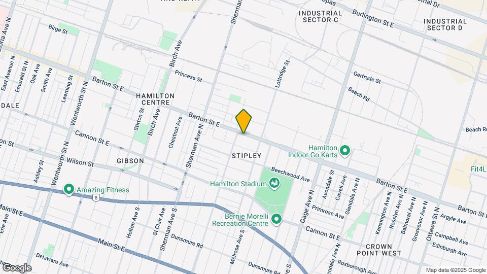 750 Barton St E Map and Location Details