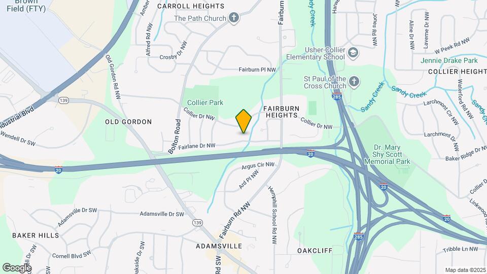 3535 Fairlane Dr NW Map and Location Details