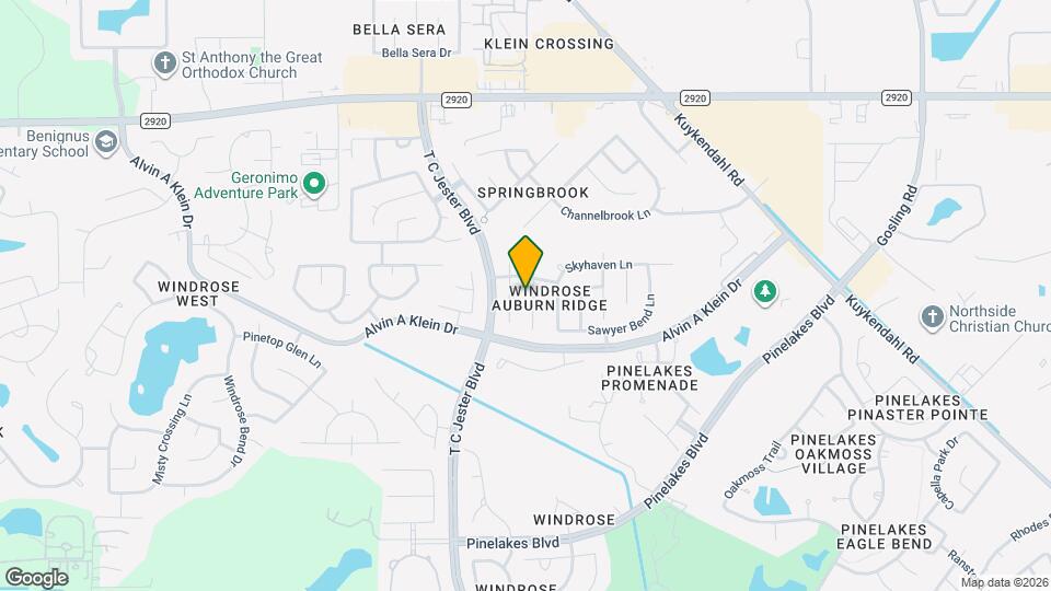 20939 Jessica Rose Ln Map and Location Details