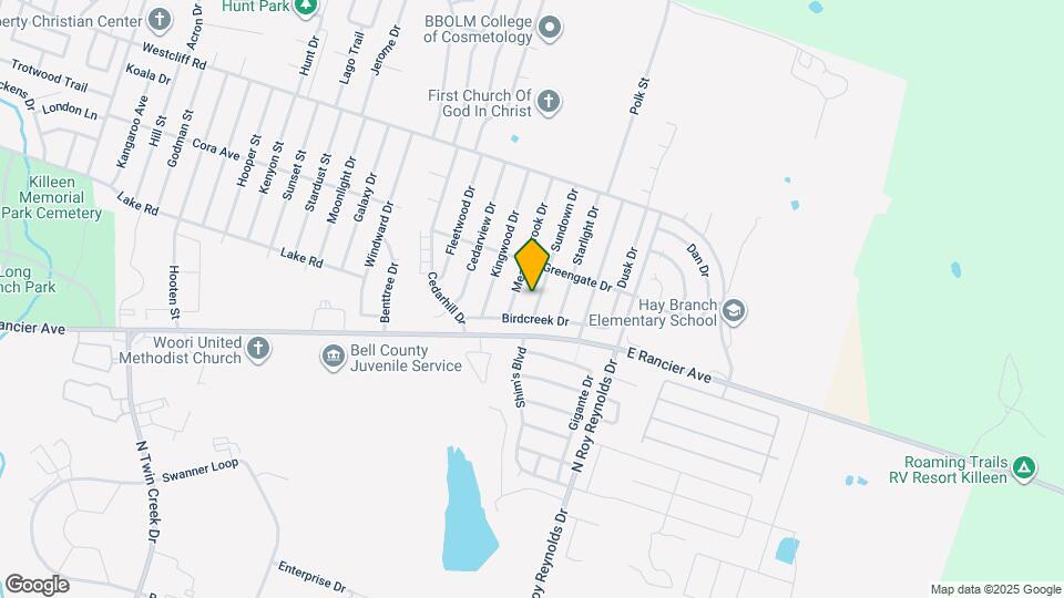 1813 Sundown Dr Mapa y Detalles de la Ubicación