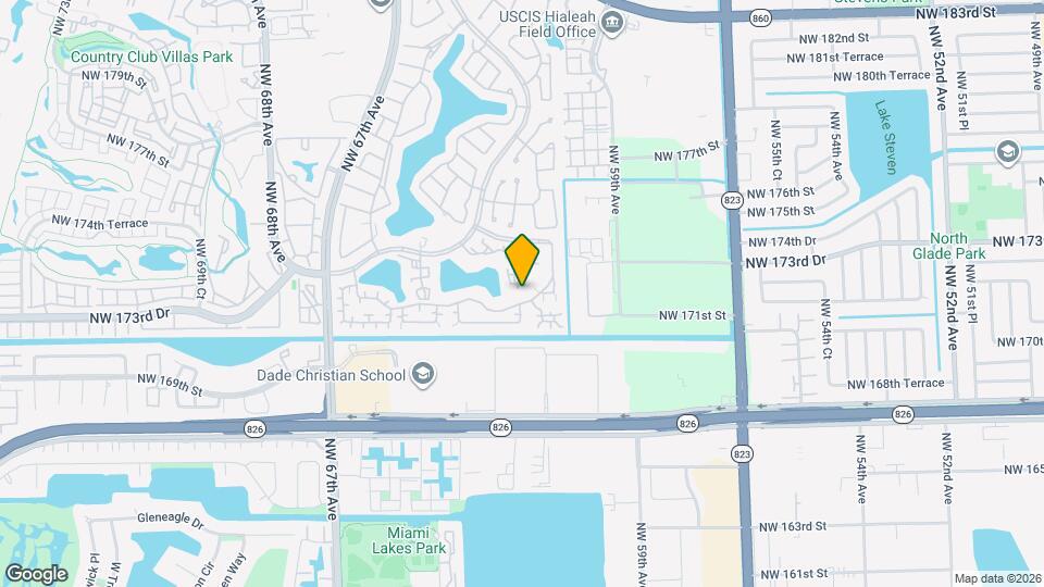 6109 NW 171st St Map and Location Details