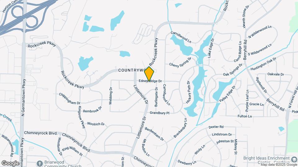 8625 Edney Ridge Dr Map and Location Details