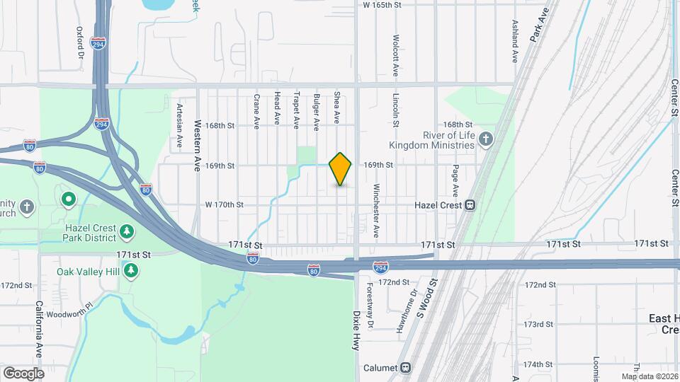 16963 Shea Ave Map and Location Details