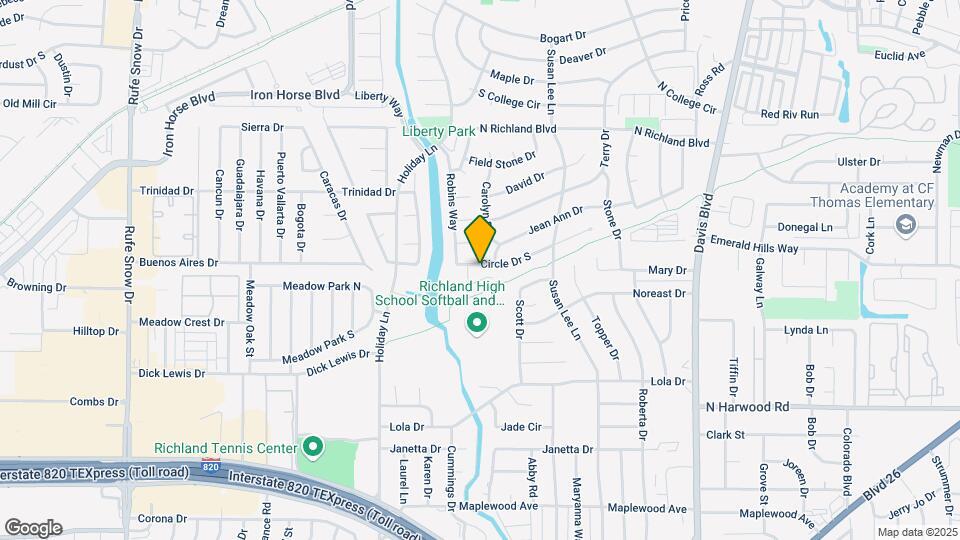 7504 Circle Dr Map and Location Details