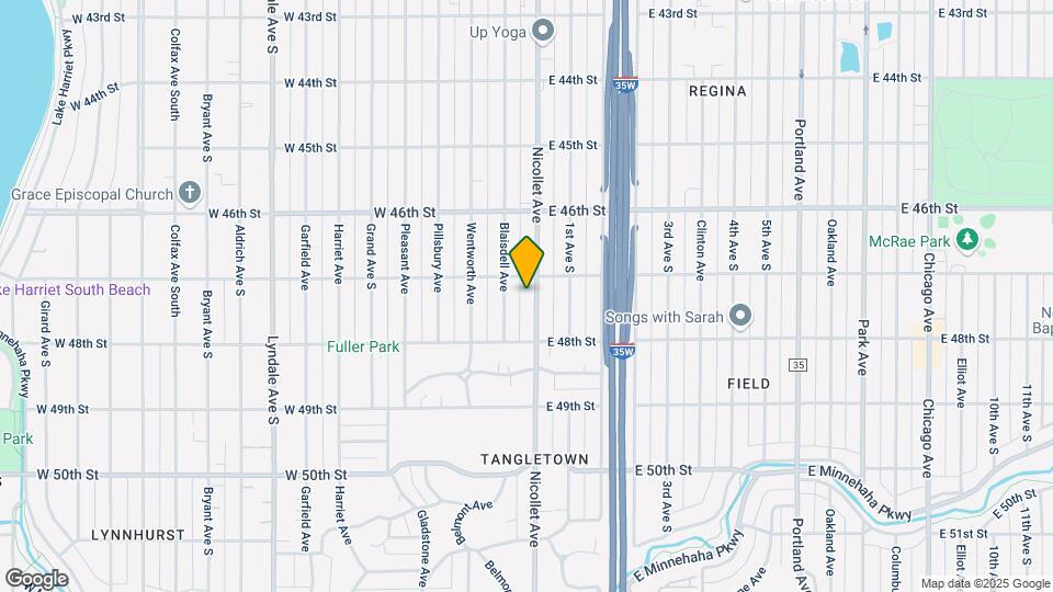 4712 Nicollet Ave Map and Location Details
