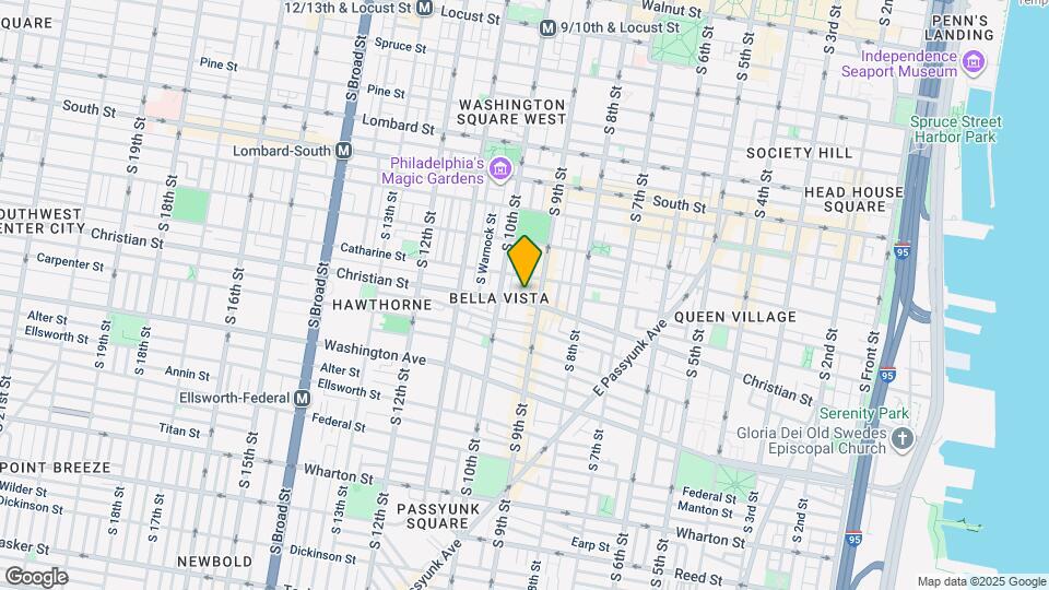 823 S Hutchinson St Map and Location Details