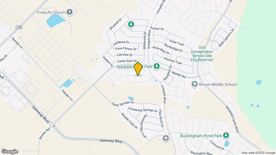 4215 Calla Dr Mapa y Detalles de la Ubicación