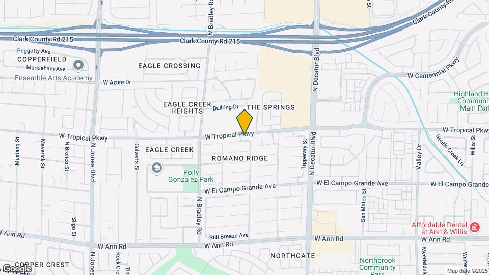 5112 W Foggia Ave Map and Location Details