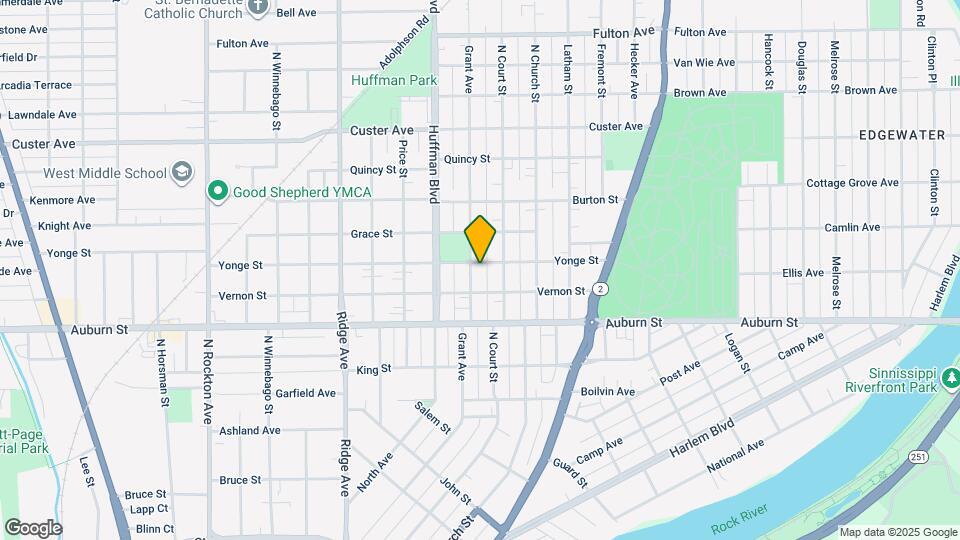 1619 Grant Ave Map and Location Details