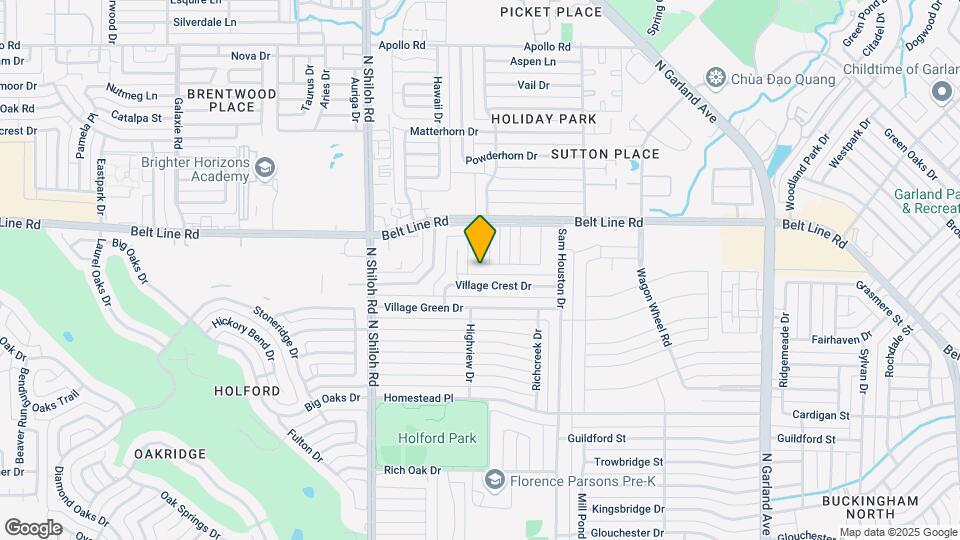 2234 Briarmeadow Dr Mapa y Detalles de la Ubicación