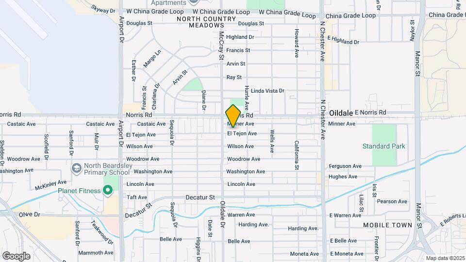 412 El Tejon Ave Map and Location Details