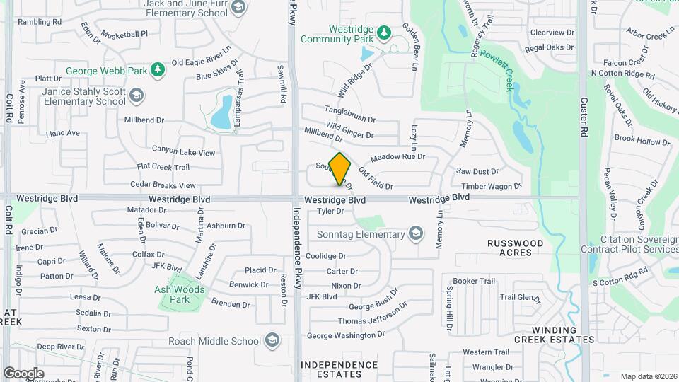 9909 Laurel Cherry Dr Map and Location Details