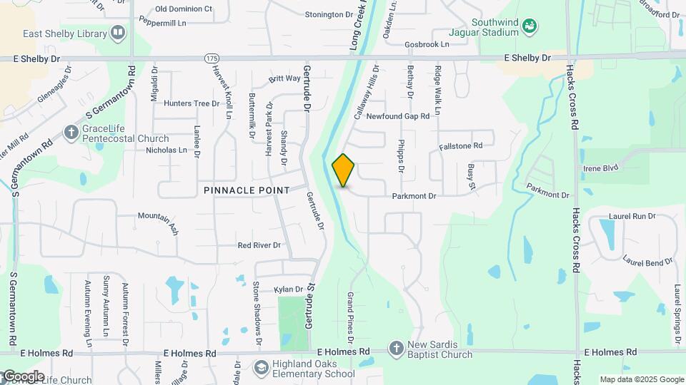 7611 Parkmont Dr Map and Location Details