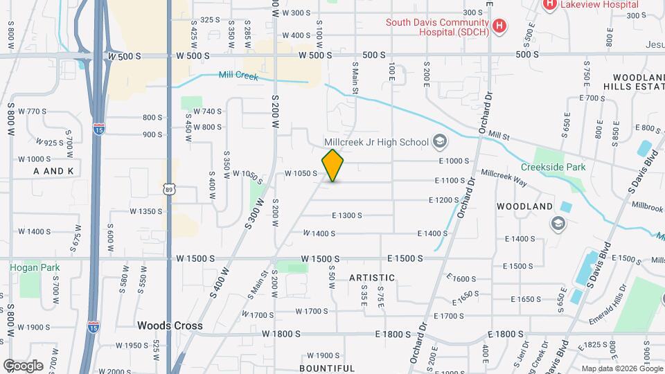 51 W 1100 S Map and Location Details