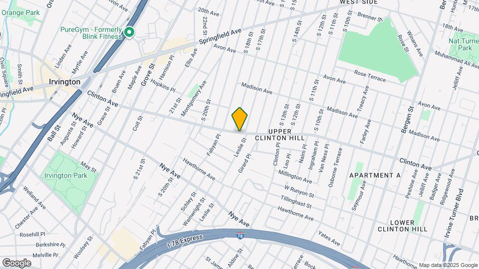 784 Clinton Ave Mapa y Detalles de la Ubicación