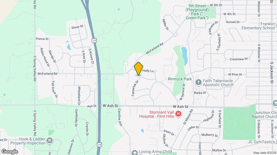 540 Tamerisk Dr Map and Location Details