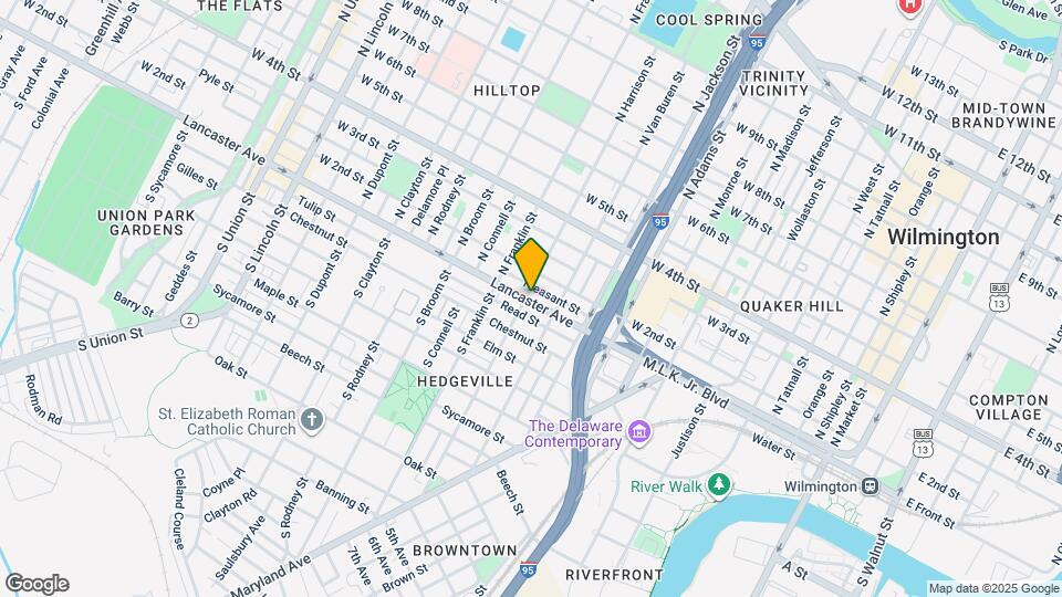 1135 Lancaster Ave, Unit B Map and Location Details