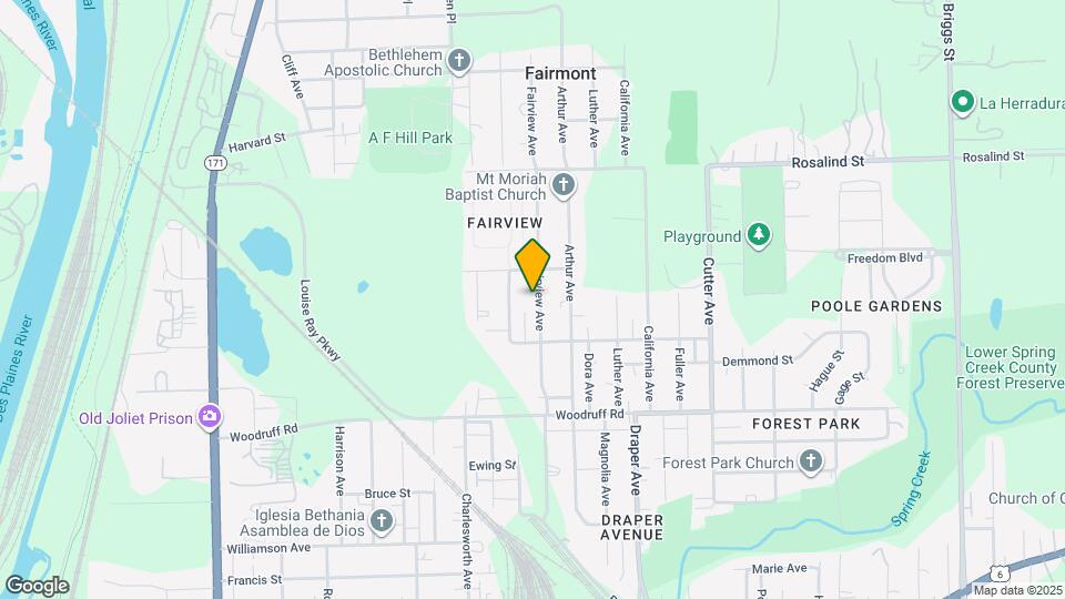 1317 Fairview Ave Map and Location Details