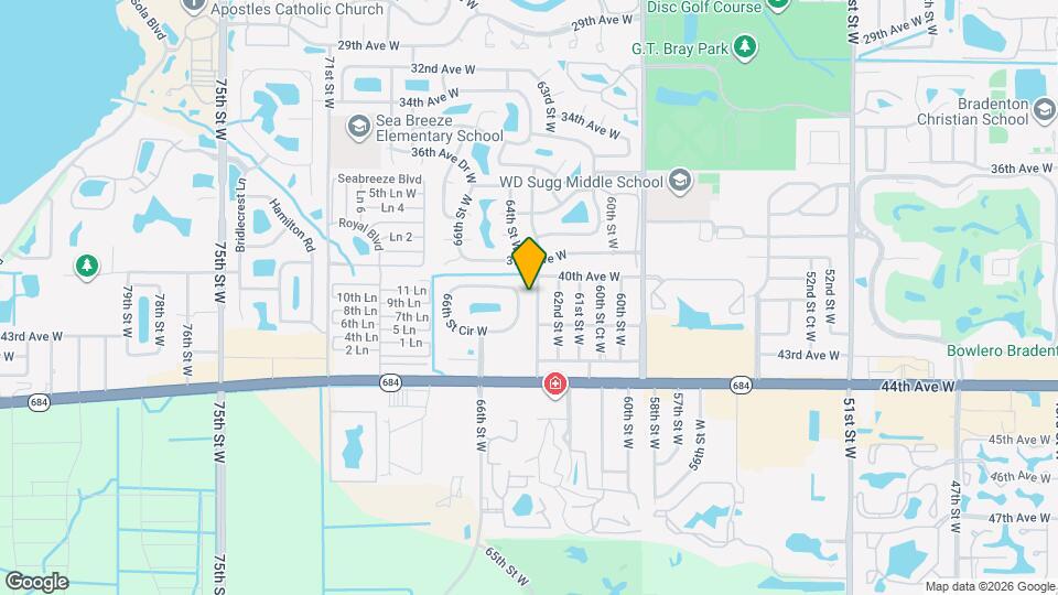 4112 66th Street Cir W Map and Location Details