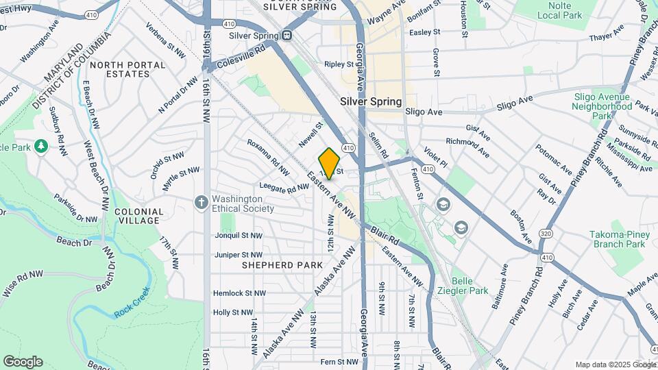 7915 Eastern Ave NW Map and Location Details