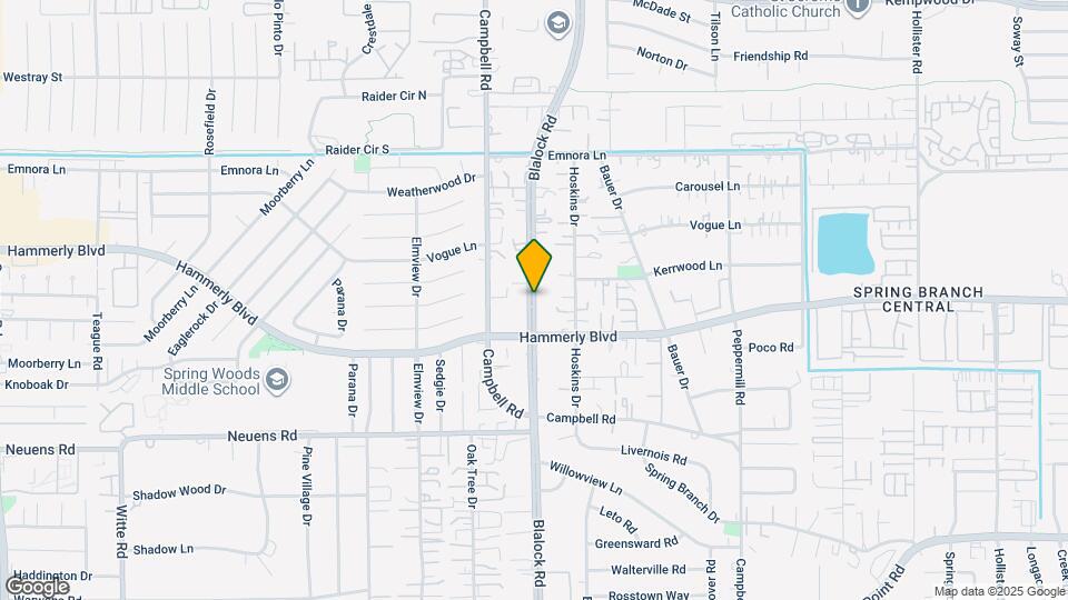 2120 Blalock Rd Map and Location Details