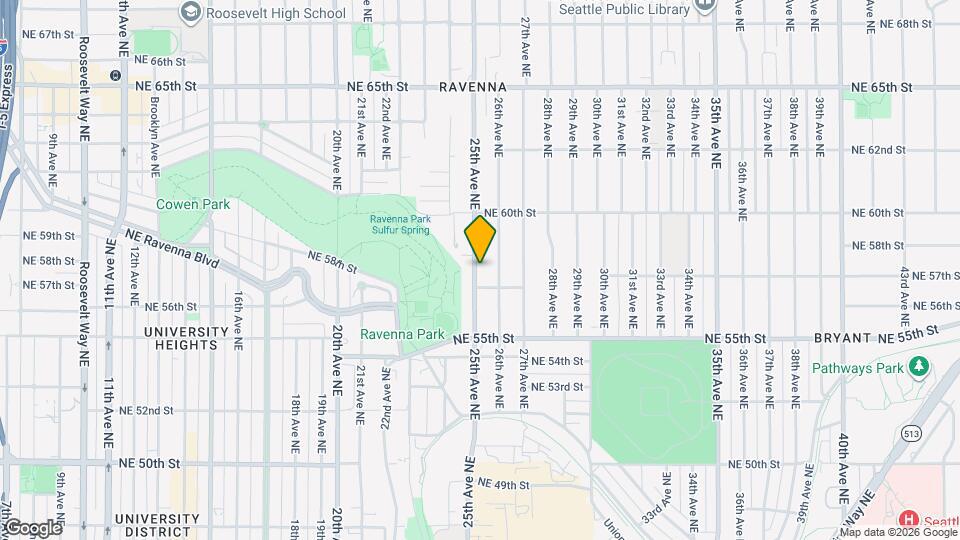 5714 25th Ave NE Map and Location Details