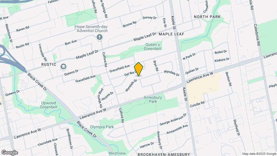 96 Wyndale Dr Map and Location Details