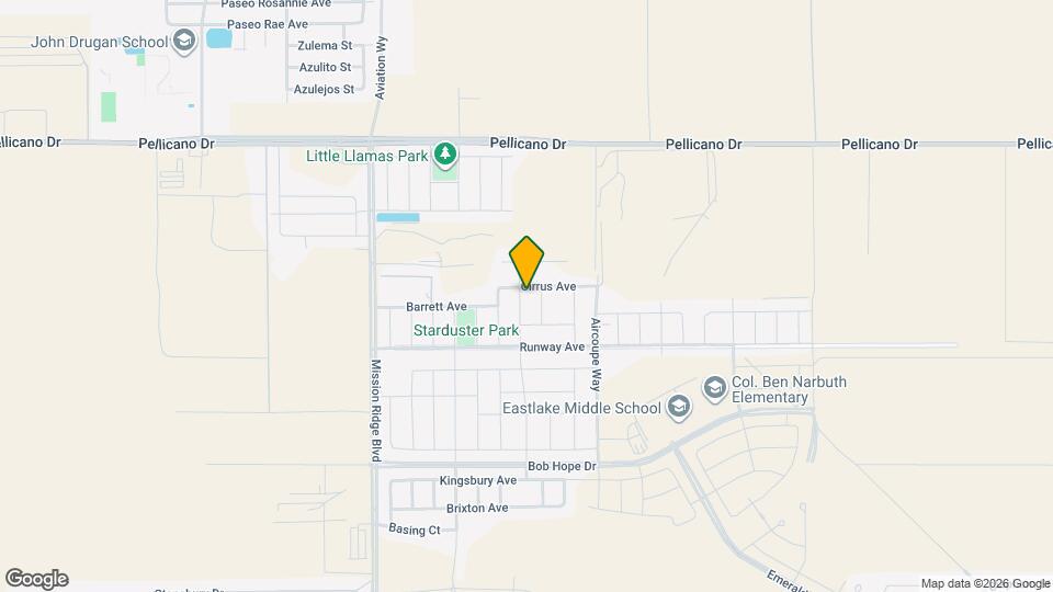 1040 Earthstar Pl Mapa y Detalles de la Ubicación