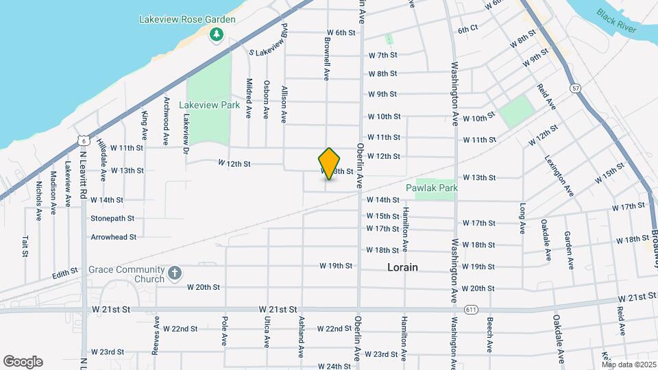 1337 Brownell Ave Map and Location Details