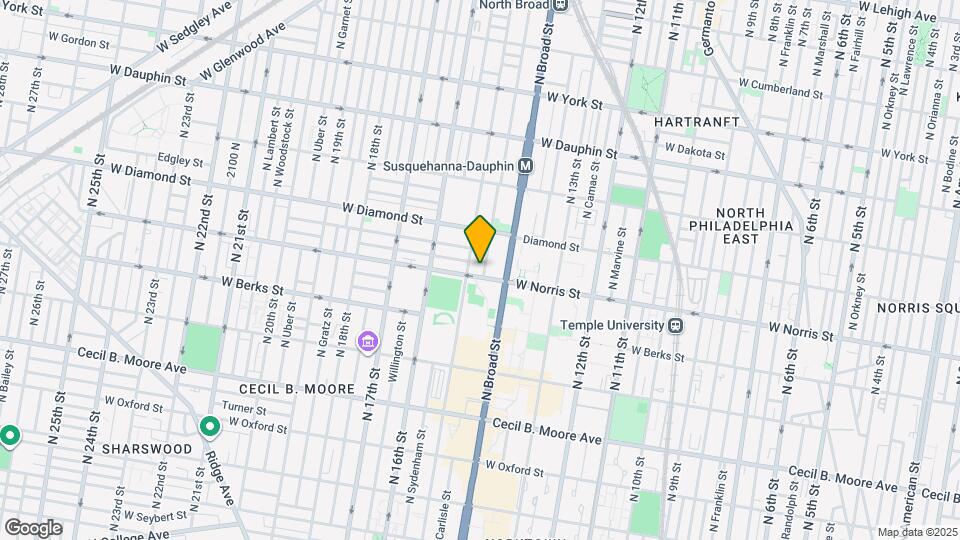 2010 N Carlisle St Map and Location Details