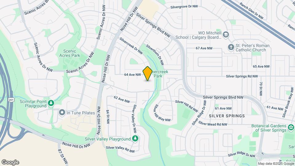 240 Silver Creek Mews NW Map and Location Details