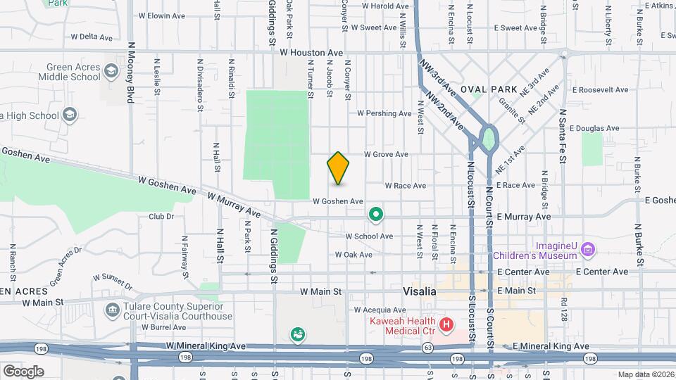 924 W Goshen Ave Map and Location Details