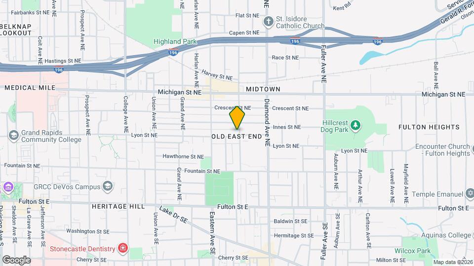 857 Lyon St NE Map and Location Details